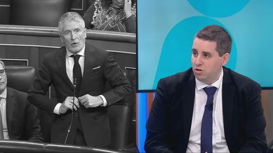 Fernando Grande-Marlaska y el abogado Jorge Piedrafita Fernando Grande-Marlaska y el abogado Jorge Piedrafita