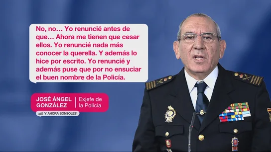 El DAO acusado de violación sostiene que dimitió "nada más conocer la querella" y antes de que Marlaska le cesase: "No quiero perjudicar el buen nombre de la Policía" El DAO acusado de violación sostiene que dimitió "nada más conocer la querella" y antes de que Marlaska le cesase: "No quiero perjudicar el buen nombre de la Policía"