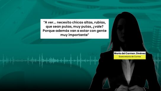 Audio de la exsecretaria de Francisco Correa