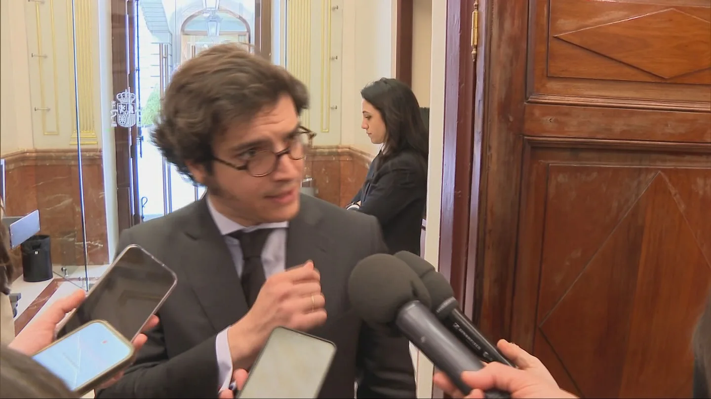 El diputado de Vox, José María Figaredo, en el Congreso. El diputado de Vox, José María Figaredo, en el Congreso.