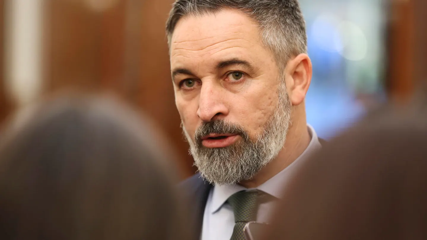 Imagen de archivo de Santiago Abascal. Imagen de archivo de Santiago Abascal.