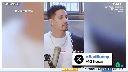 El doble de Bad Bunny en la Super Bowl desvela que su familia formó parte de la escena en la 'casita': "Estaba feliz y orgulloso" El doble de Bad Bunny en la Super Bowl desvela que su familia formó parte de la escena en la 'casita': "Estaba feliz y orgulloso"