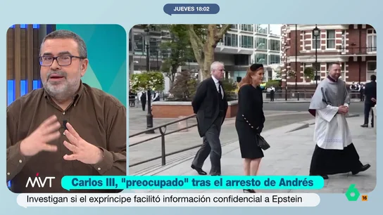 Pedro Rodríguez, sobre la detención del expríncipe Andrés: "Es más un daño para el Gobierno de Reino Unido que para la monarquía" Pedro Rodríguez, sobre la detención del expríncipe Andrés: "Es más un daño para el Gobierno de Reino Unido que para la monarquía"