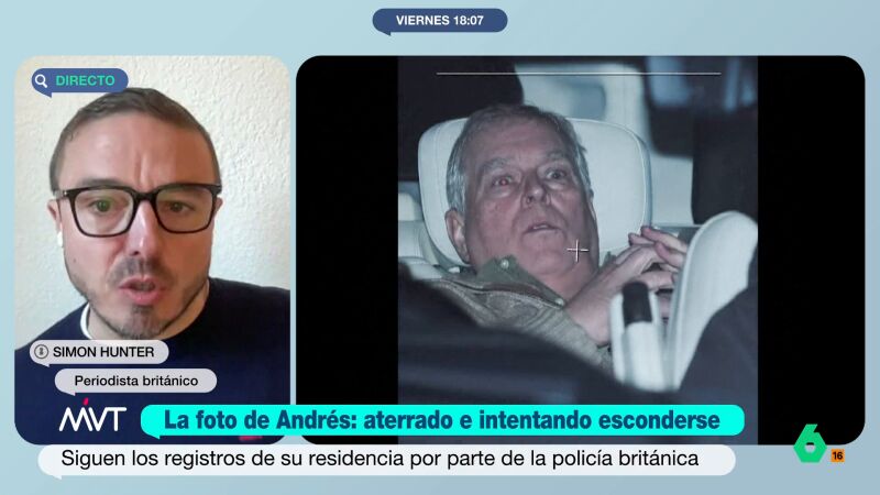 Simon Hunter, periodista brit&aacute;nico, sobre el futuro judicial del expr&iacute;ncipe Andr&eacute;s: "Tal y como est&aacute; redactada la ley, es un delito muy dif&iacute;cil de probar"
