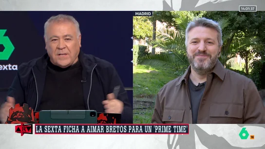 Ferreras, a Aimar Bretos: "Queremos audiencia, pero sobre todo decencia y calidad, y el programa lo va a tener" Ferreras, a Aimar Bretos: "Queremos audiencia, pero sobre todo decencia y calidad, y el programa lo va a tener"