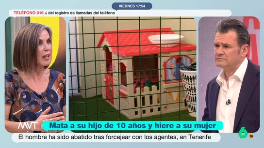 Beatriz de Vicente, tras el asesinato de un niño de 10 años a manos de su padre: "Es una semana negra en violencia de género" El suceso se ha producido en Arona, Tenerife, y no existían denuncias previas. Cuando los agentes se han personado en la zona, el hombre los ha amenazado con un machete.