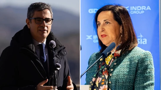 Félix Bolaños y Margarita Robles. Félix Bolaños y Margarita Robles.