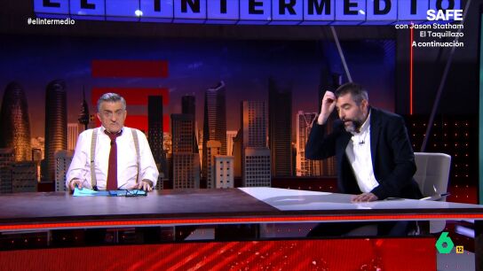 El nombre de Wyoming 'aparece' en los papeles de Epstein, seg&uacute;n Dani Mateo, y el presentador le responde: "Cualquier d&iacute;a te lees los papeles de Hitler y piensas que las siglas SS son de Sandra Sabat&eacute;s".