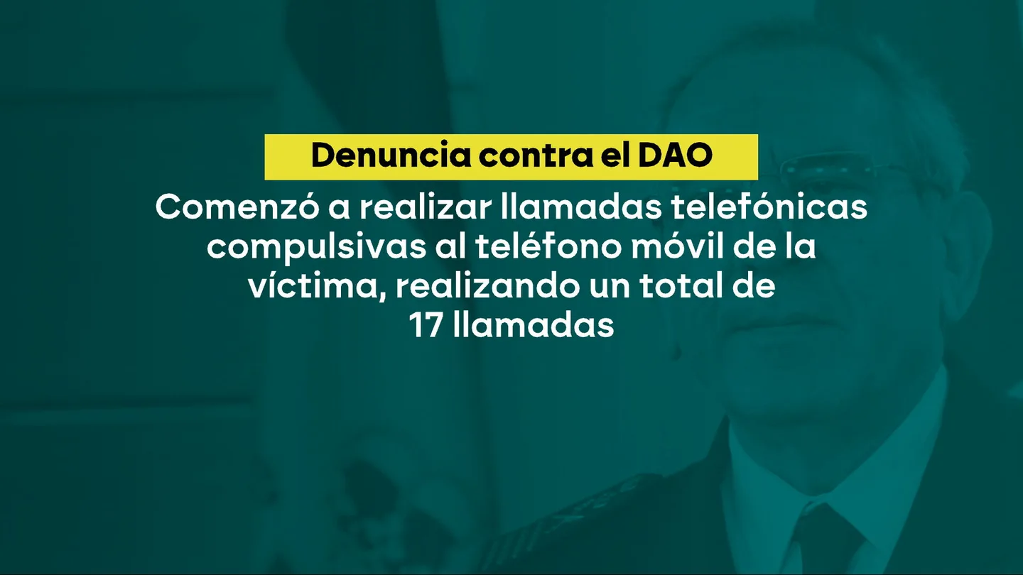 Denuncia contra el exDAO. Denuncia contra el exDAO.