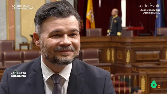 Gabriel Rufián, el niño de Santa Coloma que quiere unir a la izquierda: "Para mí la diversidad ha sido el signo de mi vida" El mismo día del acto en el que Gabriel Rufián y Emilio Delgado apostaban por dar un 'electroshock' a la izquierda, el portavoz de ERC habla con laSexta Columna sobre dónde está el verdadero campo de batalla político en este momento: las redes sociales.
