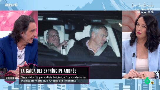 &Aacute;ngel Herrera, al ver la imagen del expr&iacute;ncipe Andr&eacute;s tras su salida de la c&aacute;rcel: "Tiene un aire de Hannibal Lecter en la mirada"