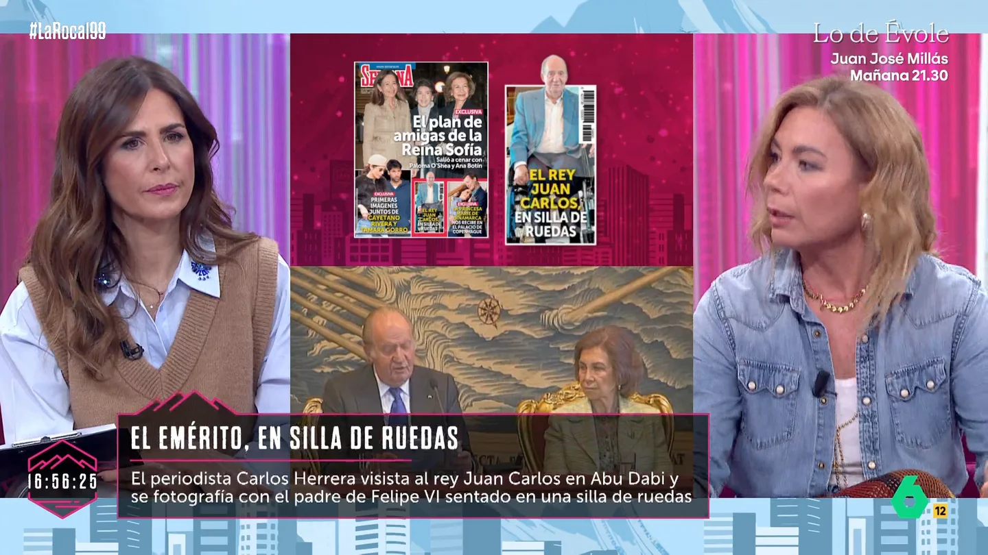 Silvia Taulés da los últimos detalles sobre la salud del rey Juan Carlos I: "Por casa va en silla de ruedas" Silvia Taulés da los últimos detalles sobre la salud del rey Juan Carlos I: "Por casa va en silla de ruedas"