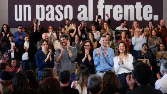 Imagen del acto de refundaci&oacute;n del Movimiento Sumar