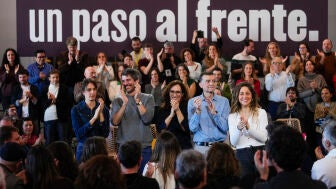 Imagen del acto de refundaci&oacute;n del Movimiento Sumar