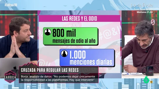 Juan del Val lee en directo los mensajes de odio que recibe en redes: "¿Qué es esto?" Juan del Val lee en directo los mensajes de odio que recibe en redes: "¿Qué es esto?"