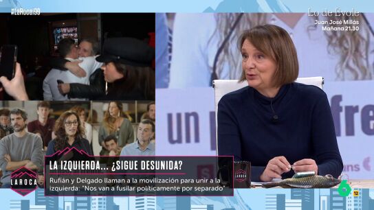 Bescansa evita posicionarse a favor de un l&iacute;der para la izquierda: "A m&iacute; me encanta Rufi&aacute;n, &iquest;quiero que lidere? Pues no lo s&eacute;"