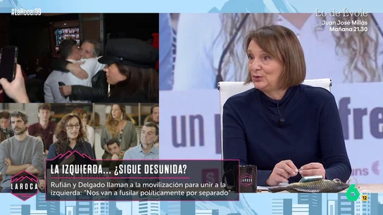 Bescansa evita posicionarse a favor de un líder para la izquierda: "A mí me encanta Rufián, ¿quiero que lidere? Pues no lo sé" Bescansa evita posicionarse a favor de un líder para la izquierda: "A mí me encanta Rufián, ¿quiero que lidere? Pues no lo sé"