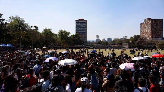 Personas asisten a la primera reuni&oacute;n de 'therians' en Ciudad de M&eacute;xico (M&eacute;xico).