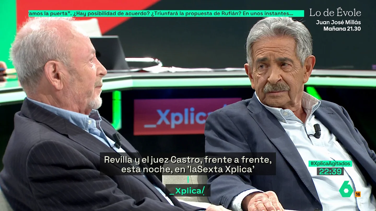 Revilla, tras escuchar al juez Castro analizar la demanda de Juan Carlos I contra él: "Me quedo más tranquilo" Revilla, tras escuchar al juez Castro analizar la demanda de Juan Carlos I contra él: "Me quedo más tranquilo"