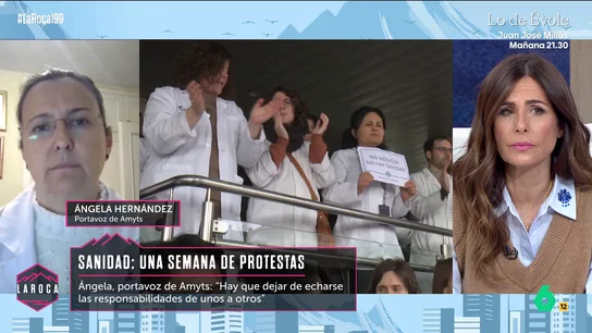 La portavoz de Amyts califica de "fracaso de todos" la huelga médica: "Nos llama la atención que Mónica García no haya llamado para intentar pararla" La portavoz de Amyts califica de "fracaso de todos" la huelga médica: "Nos llama la atención que Mónica García no haya llamado para intentar pararla"