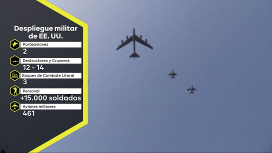 EEUU se prepara ante una eventual ofensiva contra Ir&aacute;n: "Se est&aacute;n desplegando en masa"
