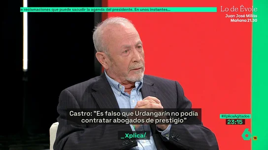 El juez Castro afirma que la familia real "abandonó a Urdangarin a su suerte": "Ni su esposa ni su suegro estaban por soltar un duro" El juez Castro afirma que la familia real "abandonó a Urdangarin a su suerte": "Ni su esposa ni su suegro estaban por soltar un duro"