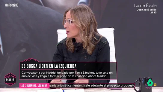 Tania Sánchez explica por qué fundó 'Convocatoria por Madrid': "Fue una apuesta para que no se perdiera un solo voto" Tania Sánchez explica por qué fundó 'Convocatoria por Madrid': "Fue una apuesta para que no se perdiera un solo voto"