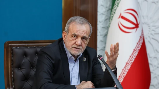 El presidente de Irán, Masud Pezeshkian El presidente de Irán, Masud Pezeshkian