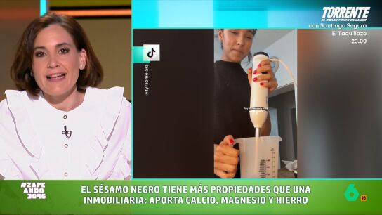 V&Iacute;DEO | Boticaria Garc&iacute;a explica por qu&eacute; la bebida de s&eacute;samo negro es viral en redes: "Tiene de todo"