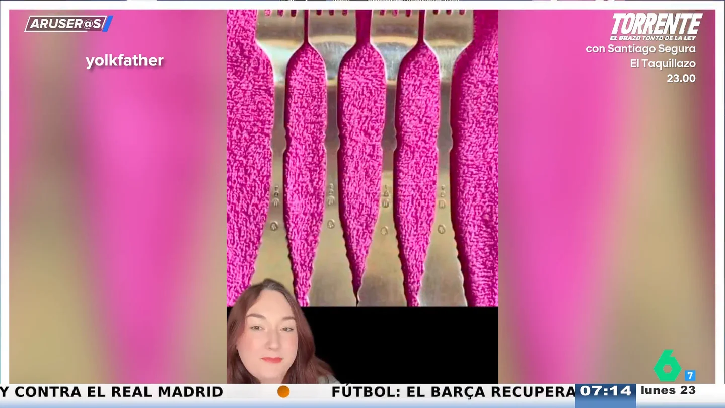 El efecto óptico viral que vuelve locos a los Aruser@s: ¿tenedores o baba rosa? El efecto óptico viral que vuelve locos a los Aruser@s: ¿tenedores o baba rosa?
