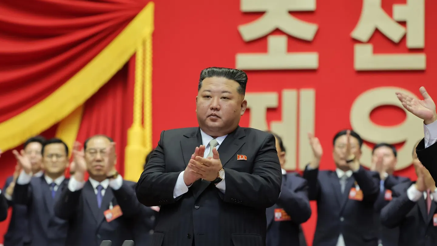 Kim Jong-un, durante el cuarto día del congreso que le ha reelegido como secretario general en Corea del Norte Kim Jong-un, durante el cuarto día del congreso que le ha reelegido como secretario general en Corea del Norte