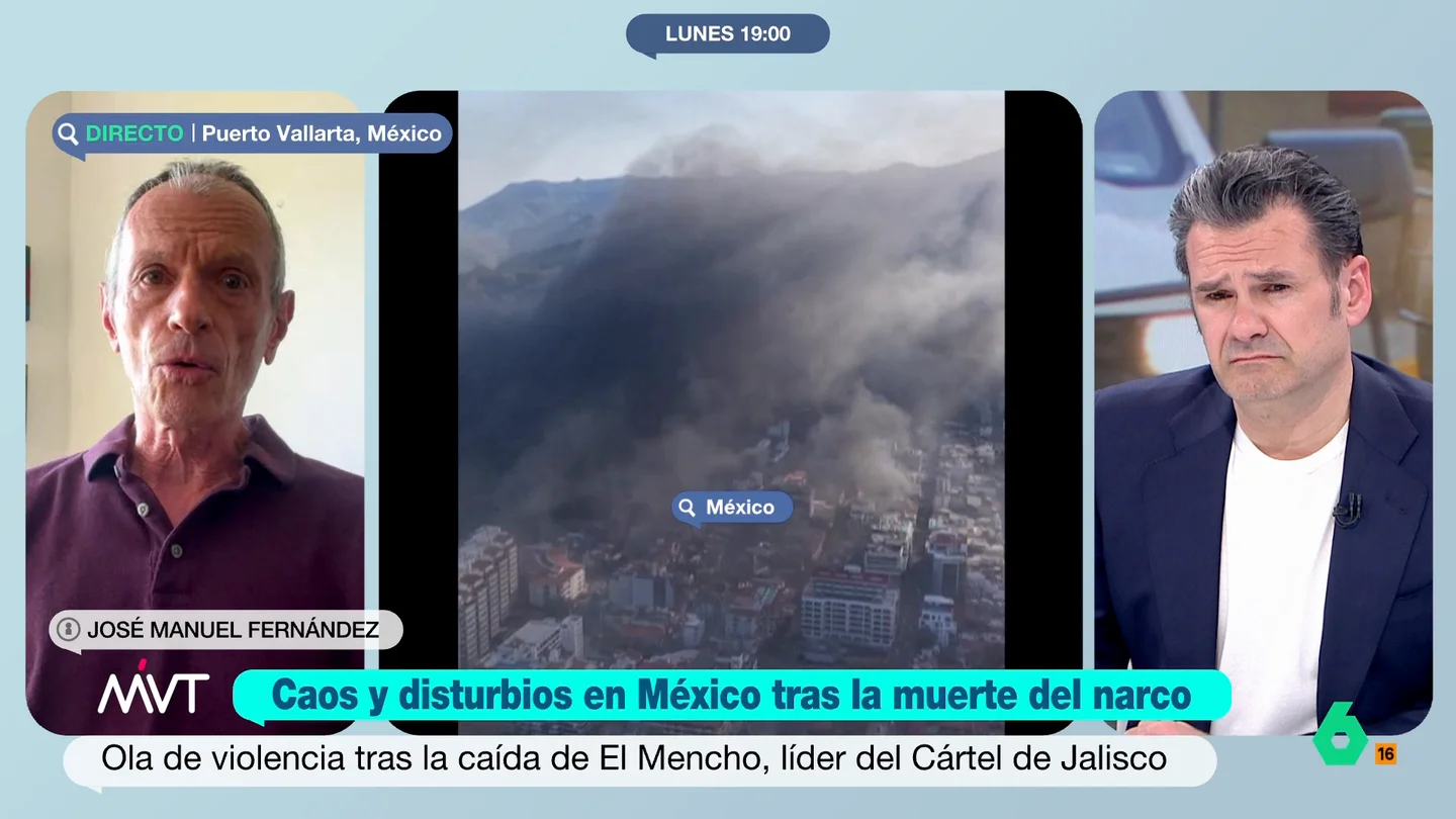 Puerto Vallarta, México, comienza a recuperar la calma tras la muerte de 'El Mencho': "La noche ha sido muy tranquila" Puerto Vallarta, México, comienza a recuperar la calma tras la muerte de 'El Mencho': "La noche ha sido muy tranquila"
