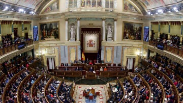 Imagen de archivo del hemiciclo del Congreso de los Diputados
