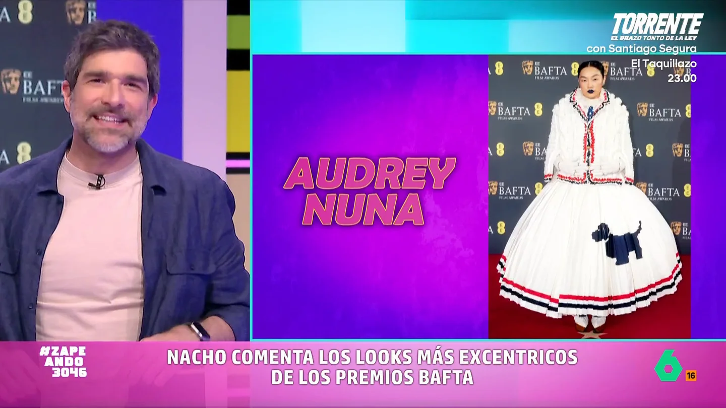 Del "vestido de obra" de Audrey Nuna al "filtro de aire viejo" de Erin Doherty: Nacho García analiza los looks más locos de los BAFTA Como cualquier entrega de premios que se precie, la alfombra roja de los premios BAFTA dejó algunos looks impresionantes, pero otros de difícil calificación. En este vídeo, Nacho García los analiza sin piedad.