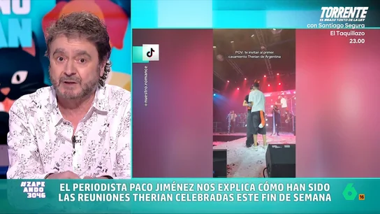 Paco Jiménez explica cómo fueron las quedadas de la comunidad 'therian', en vídeo La comunidad 'therian' convocó quedadas en numerosas ciudades de nuestro país. Las mismas, como señala el periodista, generaron una gran expectación entre curiosos que querían ver en vivo a los miembros de esta comunidad.