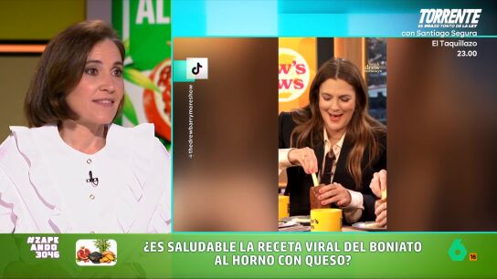 Boticaria Garc&iacute;a reacciona en este v&iacute;deo a la receta viral de boniato con queso: "No es el descubrimiento del siglo"