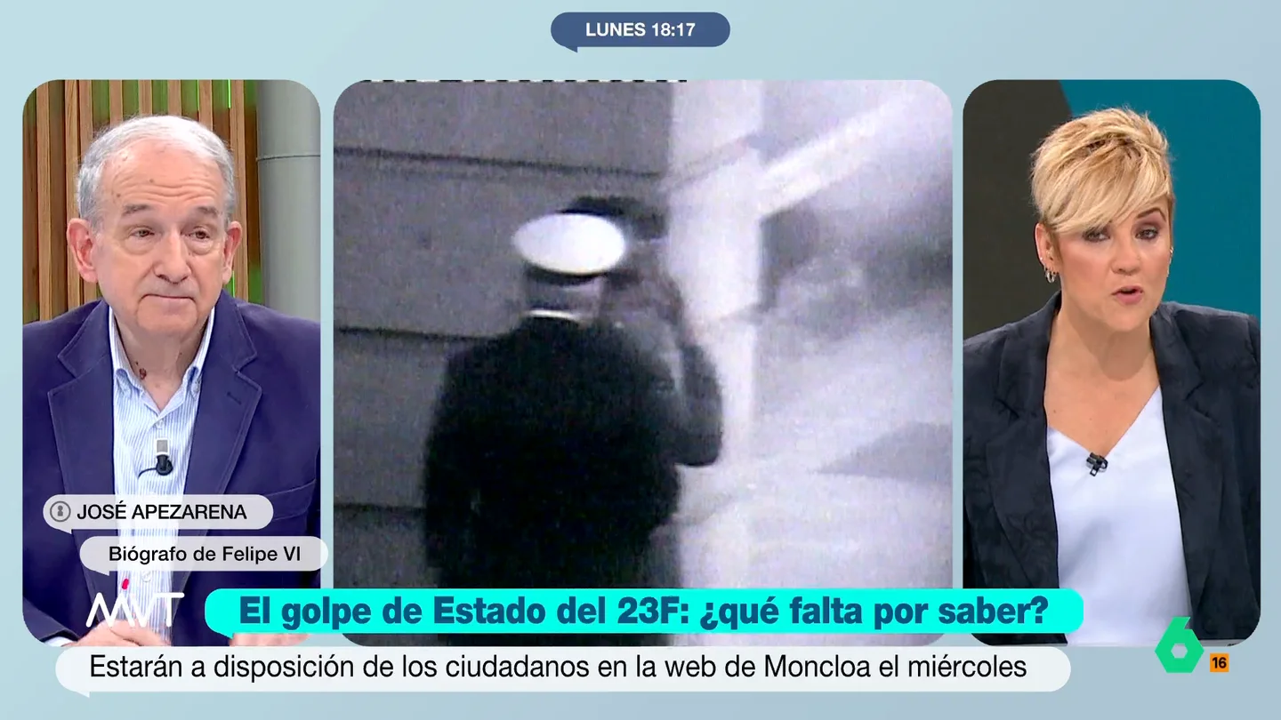 Cristina Pardo señala que con los documentos del 23F "las conversaciones que grabó Bárbara Rey con Juan Carlos I cobrarán sentido" Cristina Pardo señala que con los documentos del 23F "las conversaciones que grabó Bárbara Rey con Juan Carlos I cobrarán sentido"