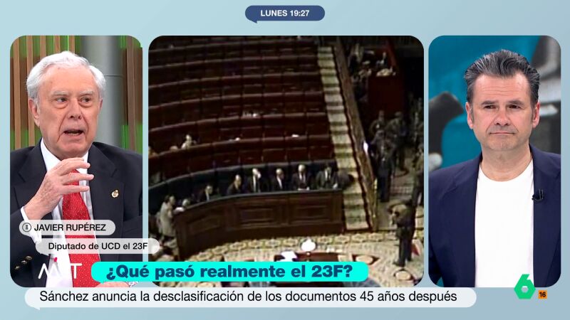 As&iacute; vivi&oacute; Javier Rup&eacute;rez el 23F desde el Congreso de los Diputados: "Pens&aacute;bamos que la democracia se ven&iacute;a abajo"