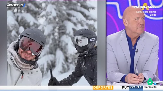 Alfonso Arús, al ver a David Beckham disfrutando de la nieve en los Alpes franceses: "La zanahoria ya la tiene" Alfonso Arús, al ver a David Beckham disfrutando de la nieve en los Alpes franceses: "La zanahoria ya la tiene"