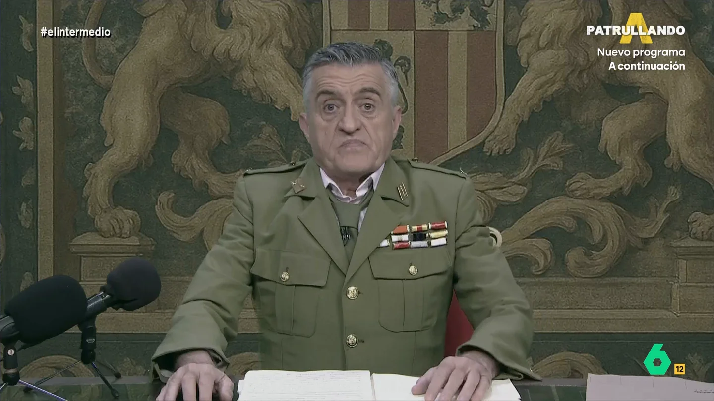 El Intermedio accede en 'exclusiva' al borrador del discurso de 'Juan Carlos I' el 23F: "Os aseguro que Armada es un tío cojonudo" El Intermedio accede en 'exclusiva' al borrador del discurso de 'Juan Carlos I' el 23F: "Os aseguro que Armada es un tío cojonudo"