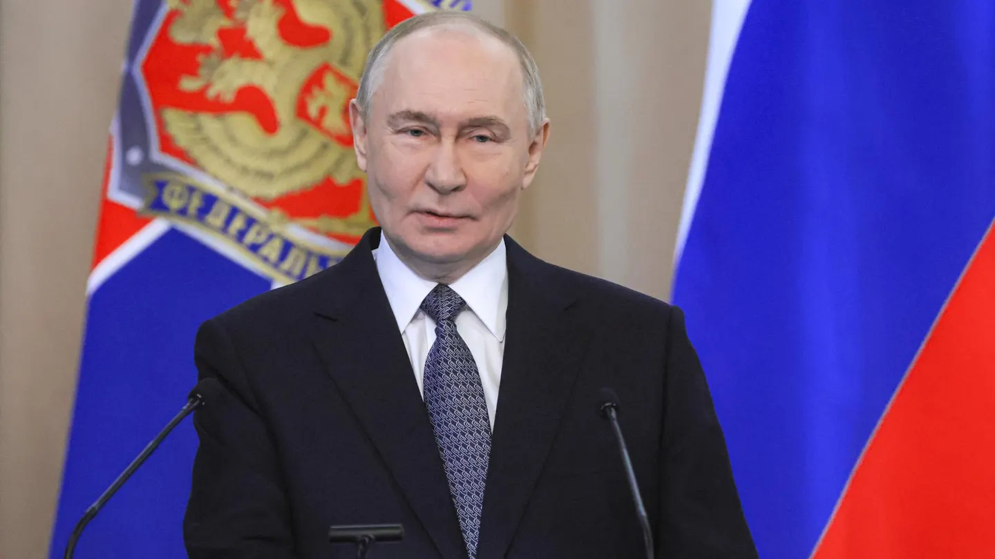 El presidente ruso, Vladimir Putin, pronuncia un discurso durante una reunión de la Junta del Servicio Federal de Seguridad (FSB) en Moscú, este martes. El presidente ruso, Vladimir Putin, pronuncia un discurso durante una reunión de la Junta del Servicio Federal de Seguridad (FSB) en Moscú, este martes.