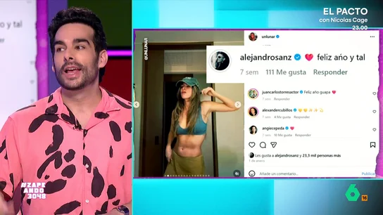 ¿Tiene nueva pareja Alejandro Sanz? Juan Sanguino repasa las pistas que parecen confirmarlo El cantante celebró un concierto el pasado 14 de febrero en Colombia y, entre los miembros de su equipo, se pudo ver a la actriz peruana Stephanie Cayo.