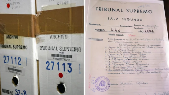 Imágenes del sumario del juicio del 23F, difundidas a raíz del 40.º aniversario del intento de golpe de Estado Imágenes del sumario del juicio del 23F, difundidas a raíz del 40.º aniversario del intento de golpe de Estado