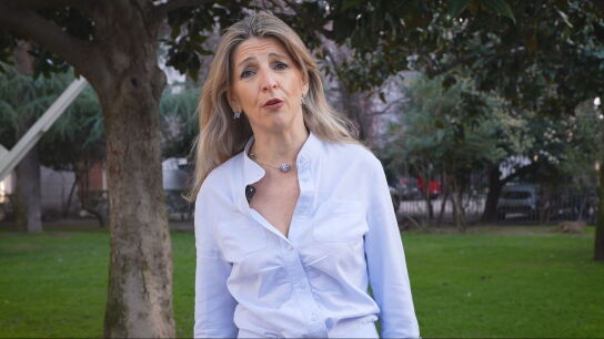 El v&iacute;deo de despedida de Yolanda D&iacute;az: "&iexcl;Ya est&aacute; bien de bajar la cabeza y de tener miedo! Este pa&iacute;s merece la pena"