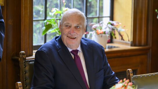 Imagen de archivo del rey Harald de Noruega