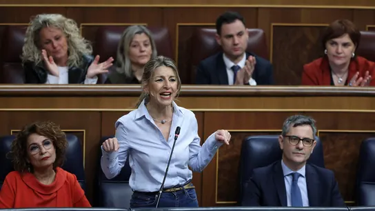 Yolanda Díaz, en la sesión de control al Gobierno en el Congreso Yolanda Díaz, en la sesión de control al Gobierno en el Congreso