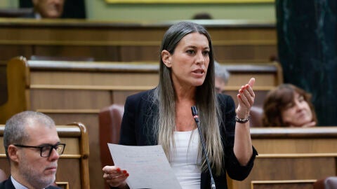 La portavoz de Junts en el Congreso, M&iacute;riam Nogueras, interviene en la C&aacute;mara Baja
