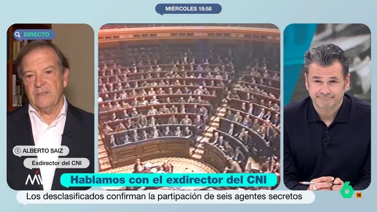 Alberto Saiz, exjefe del CNI, sobre la desclasificación del 23F: "Estoy sabiendo más cosas ahora de las que sabía entonces" Alberto Saiz, exdirector del CNI, recuerda en Más Vale Tarde cuando fue a ver los archivos del CNI sobre el 23F y "estaban bastante secos" y afirma que su desclasificación beneficia a la imagen del Centro Nacional de Inteligencia.