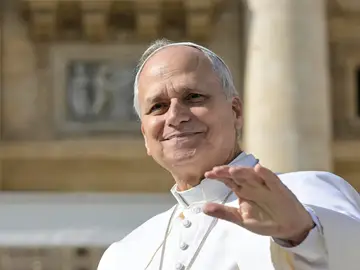 El papa León XIV El papa León XIV