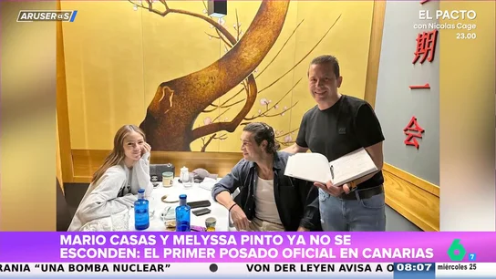 La mirada de enamorado de Mario Casas a Melyssa Pinto: "Búscate un chico que te mire así" La mirada de enamorado de Mario Casas a Melyssa Pinto: "Búscate un chico que te mire así"